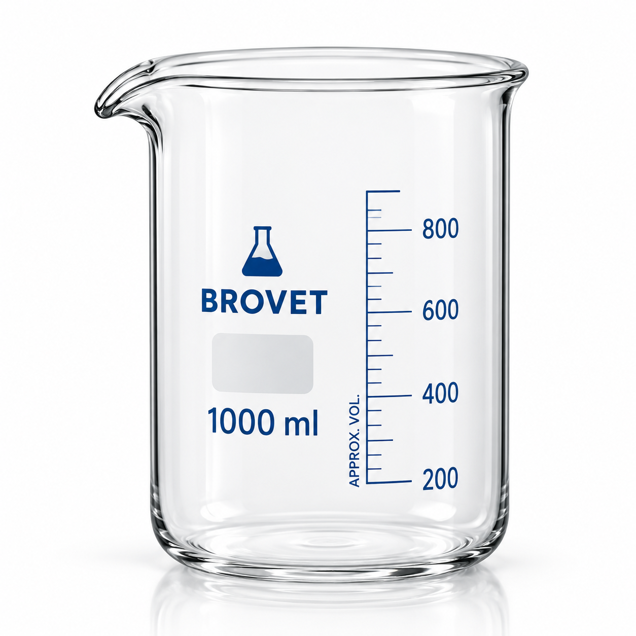 Laboratory beaker glassware